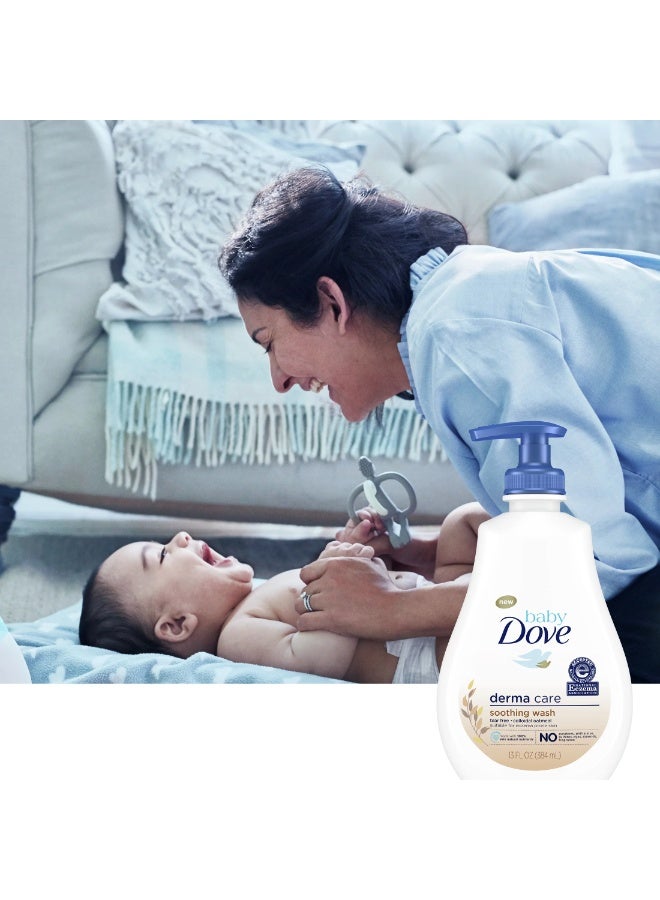 Dove Baby Dove Derma Protect Moisturising Wash, tear free ,colloidal oatmeal 400ml - Image 3
